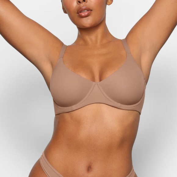 NWT Skims Fits Everybody‎ Unlined Demi Bra- SIENNA Size 30D - Picture 3 of 8